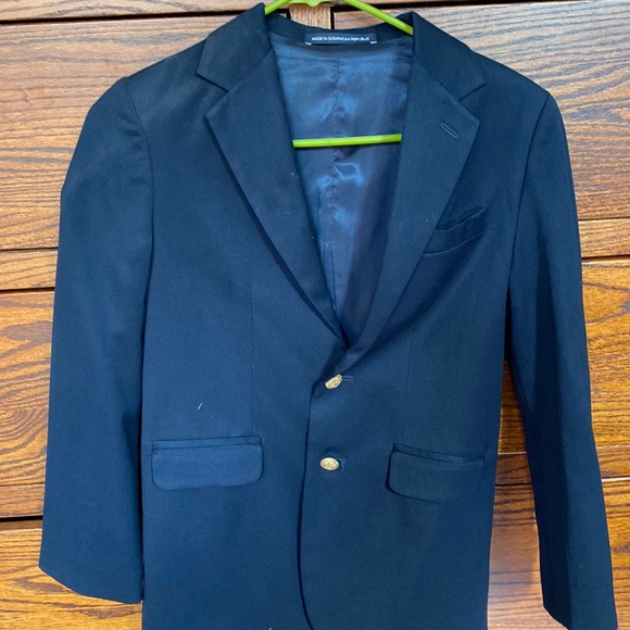 Dillard Class Club navy blazer boys size 12 - Picture 1 of 3